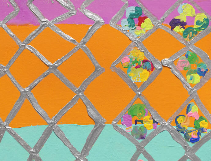 Judy Ledgerwood «Study for Sailor's See Green#3», 2013 (Detail)