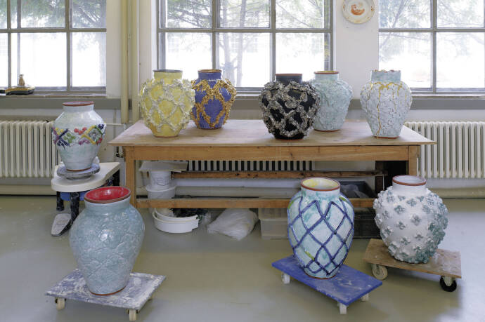 Studio view, Porzellan Manufaktur Nymphenburg, 2017/2018 | photo: Günter König